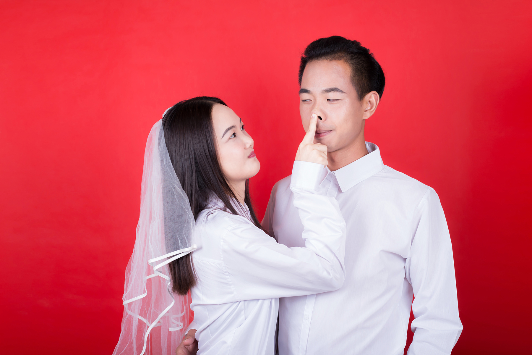最美结婚登记照，花样拍摄