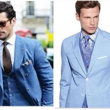 蓝色西装配什么颜色领带 搭错秒变杀马特