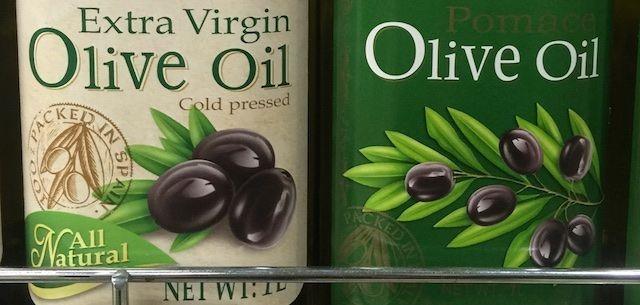 特级初榨橄榄油与假货