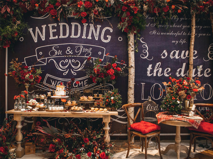 圣诞节主题婚礼 圣诞结 巴中婚礼