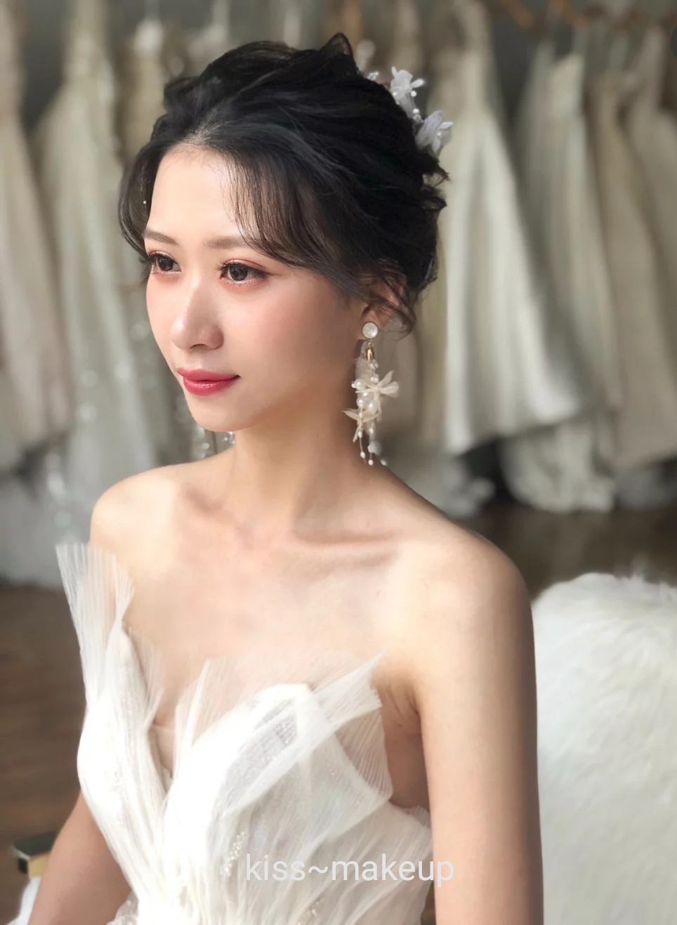 高端档化妆师新娘婚礼跟妆