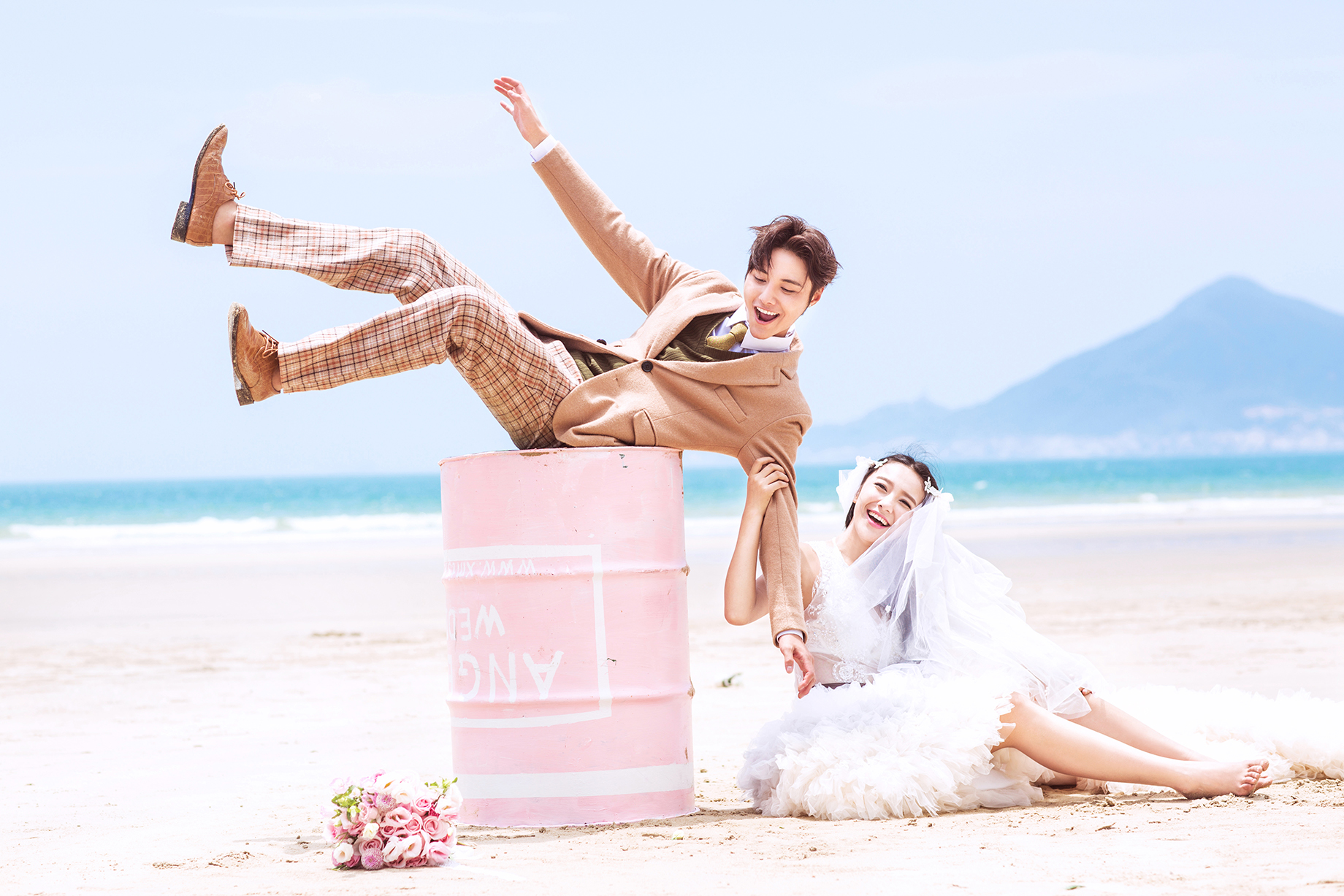[日照不停摄影]海景蜜月旅拍5699小清新套系