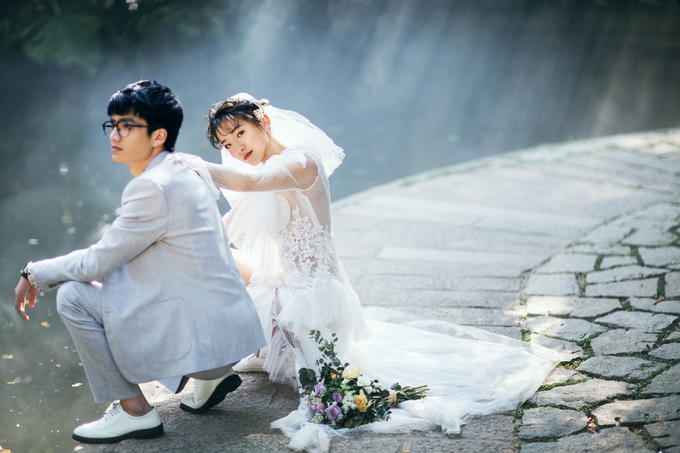 【AMS蜜月旅拍】唯美韩式系列婚纱照 五服五造