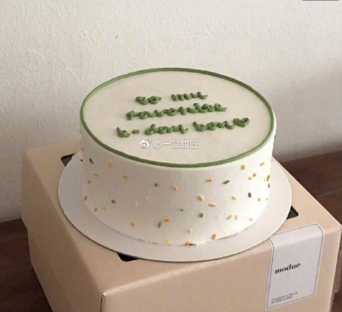 老公生日送什么蛋糕 21款抖音网红生日蛋糕图(图19)