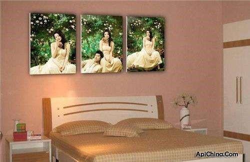 床头婚纱照不恰当选片