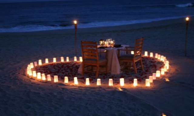 海边的晚餐