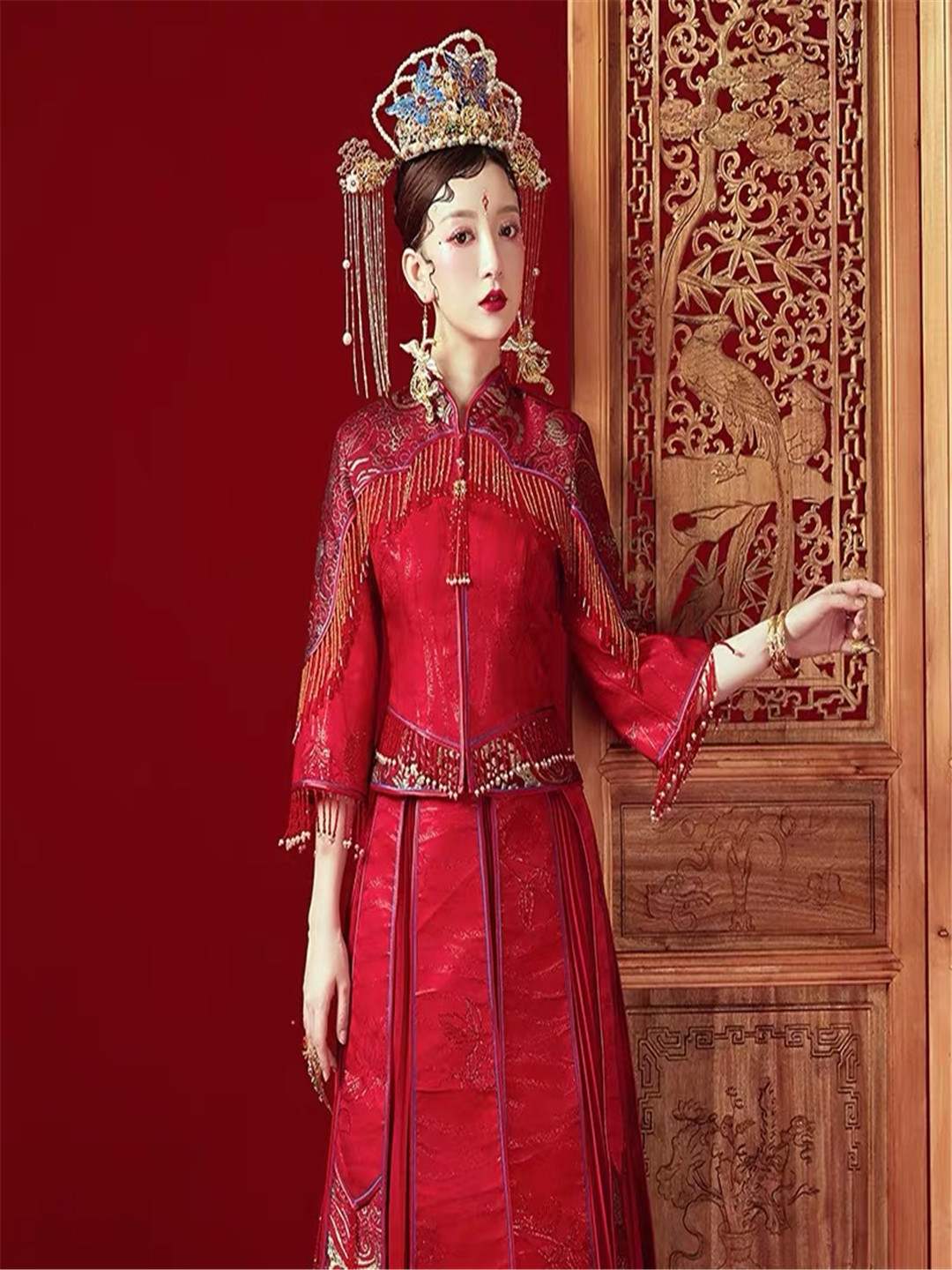 贝拉婚纱礼服馆案例 -贝拉婚纱礼服馆经典中式出阁服【婚礼纪】