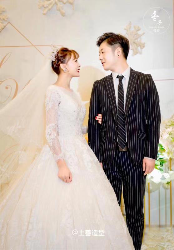 上善新娘跟妆花絮~|​执手相看，笑靥如花