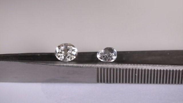 钻石锆石亲水性实验