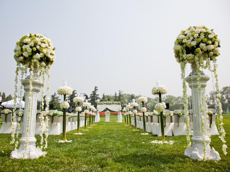 郑州草坪婚礼场地整理