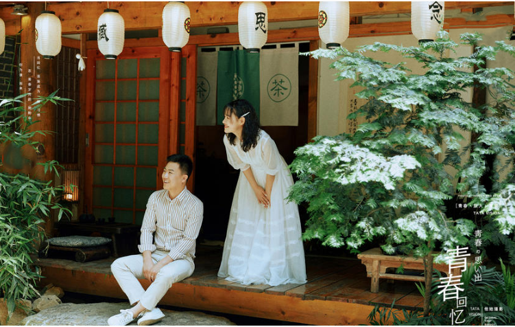 婚纱照拍摄技巧眺望