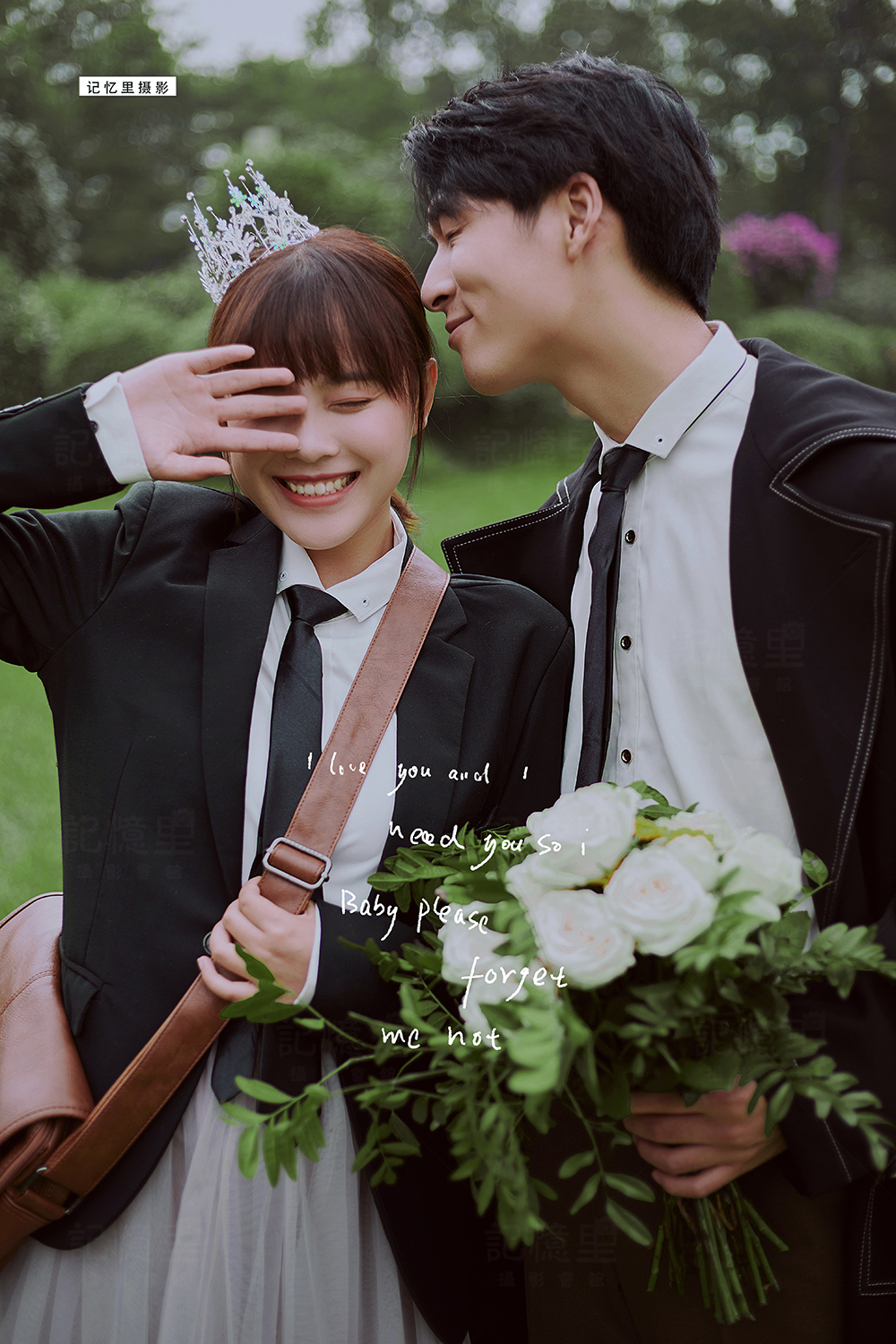 森系校园风 × 青春记忆婚纱照 学院风