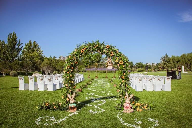 婚禮鮮花拱門