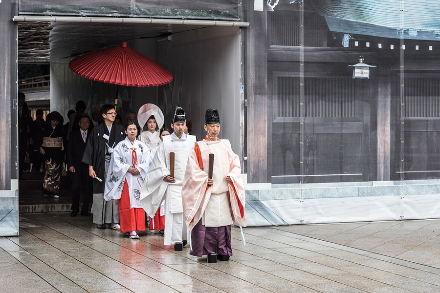 传统日本结婚仪式的讲究