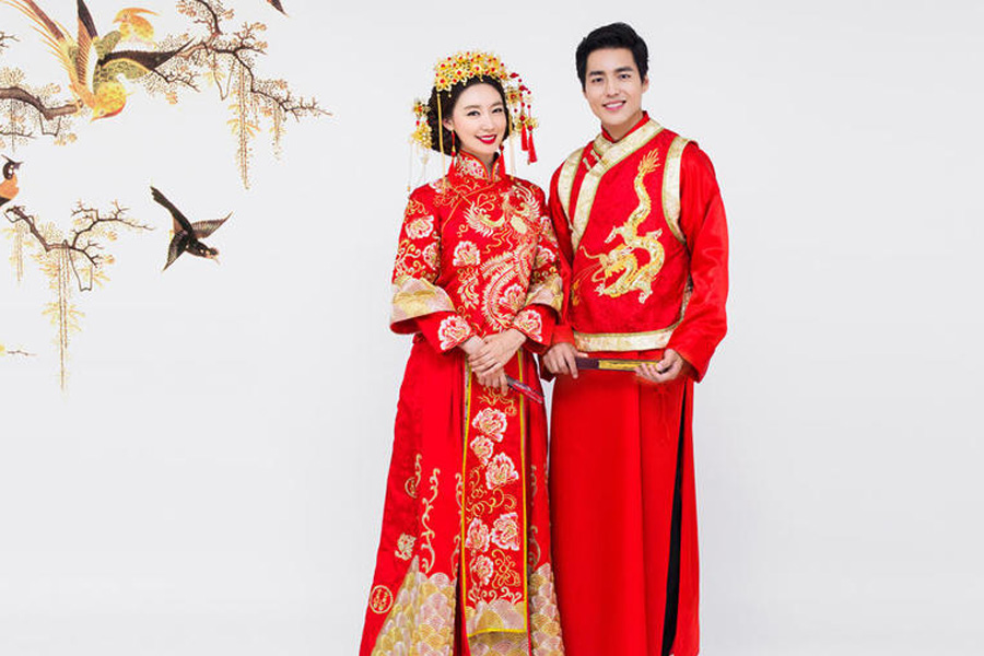 中式新娘敬酒礼服怎么挑