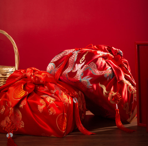中式传统红包袱