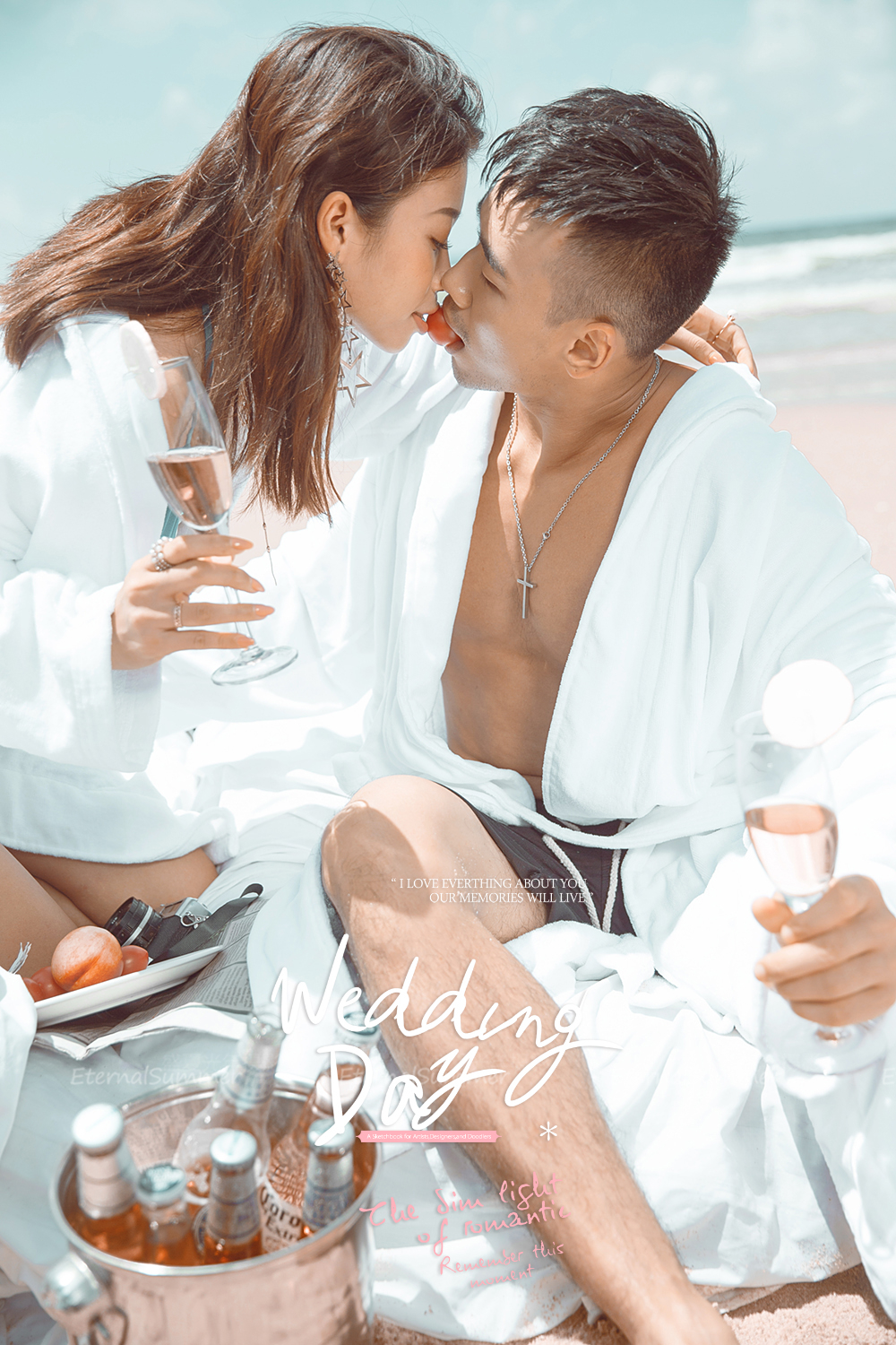 盛夏光年 缘定今生青岛旅拍婚纱照套系