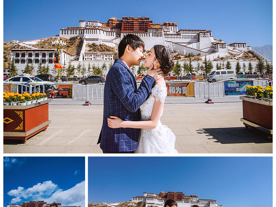【卡若拉冰川】旅拍高品质婚纱照 西藏拍摄12年