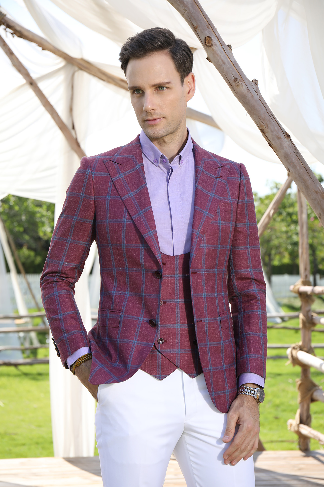 国际品牌vbc维达莱 纯羊毛进口面料