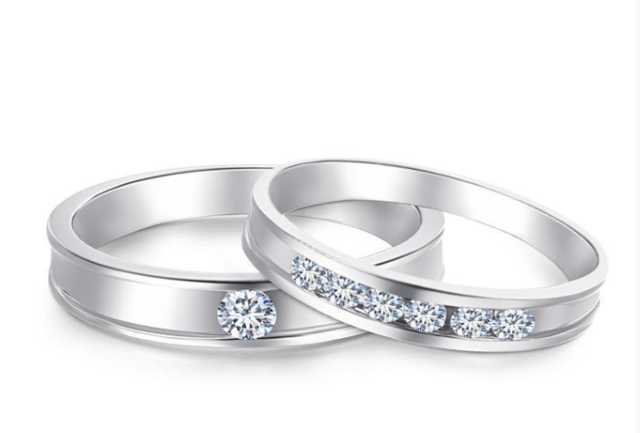 钻石魔方对戒款式