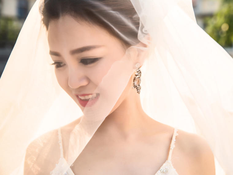 国字脸新娘发型图片详解 教你成为最柔美的新娘