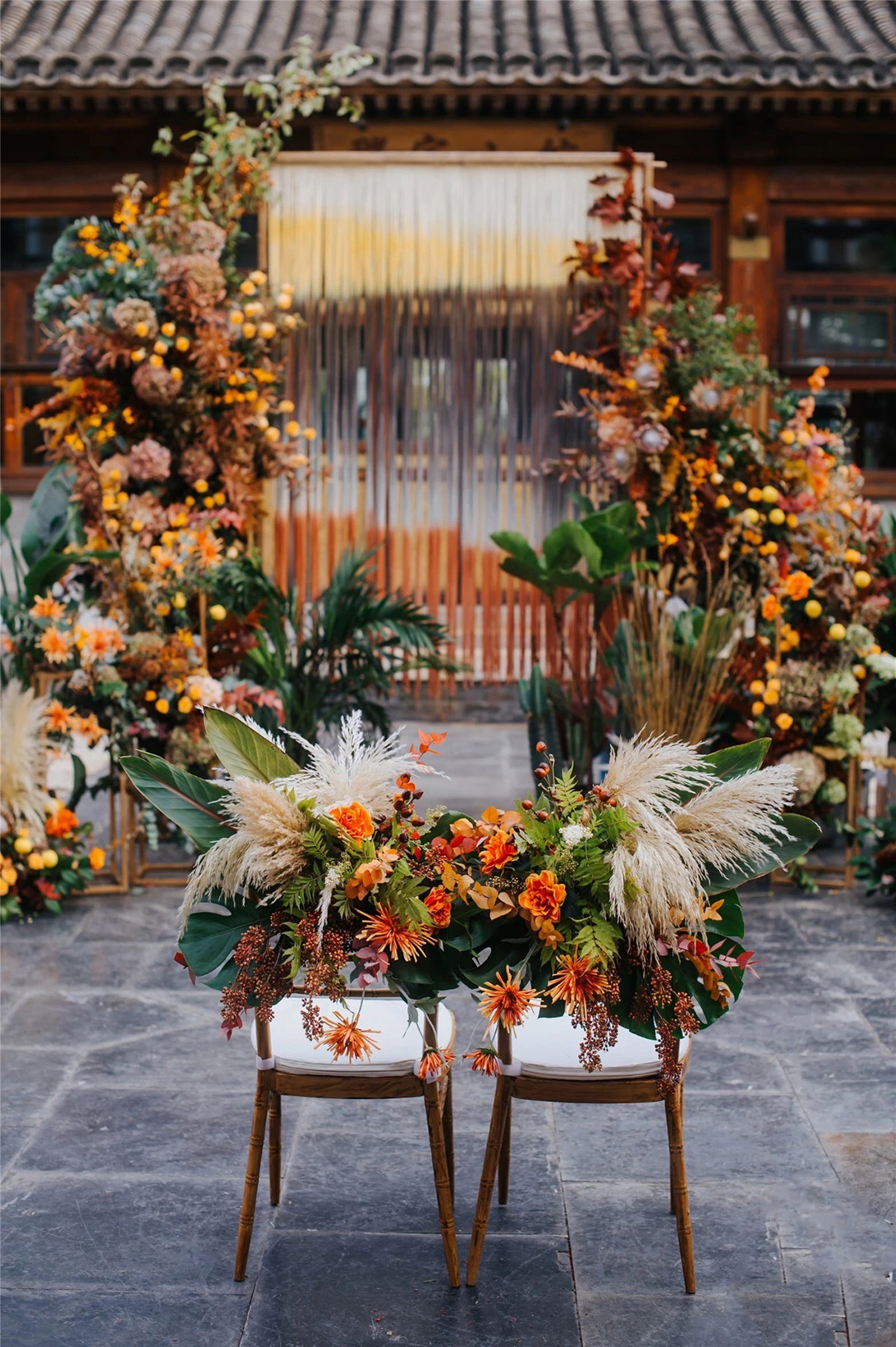 庭院婚礼/纯布置 三大区域布置【云海婚礼】