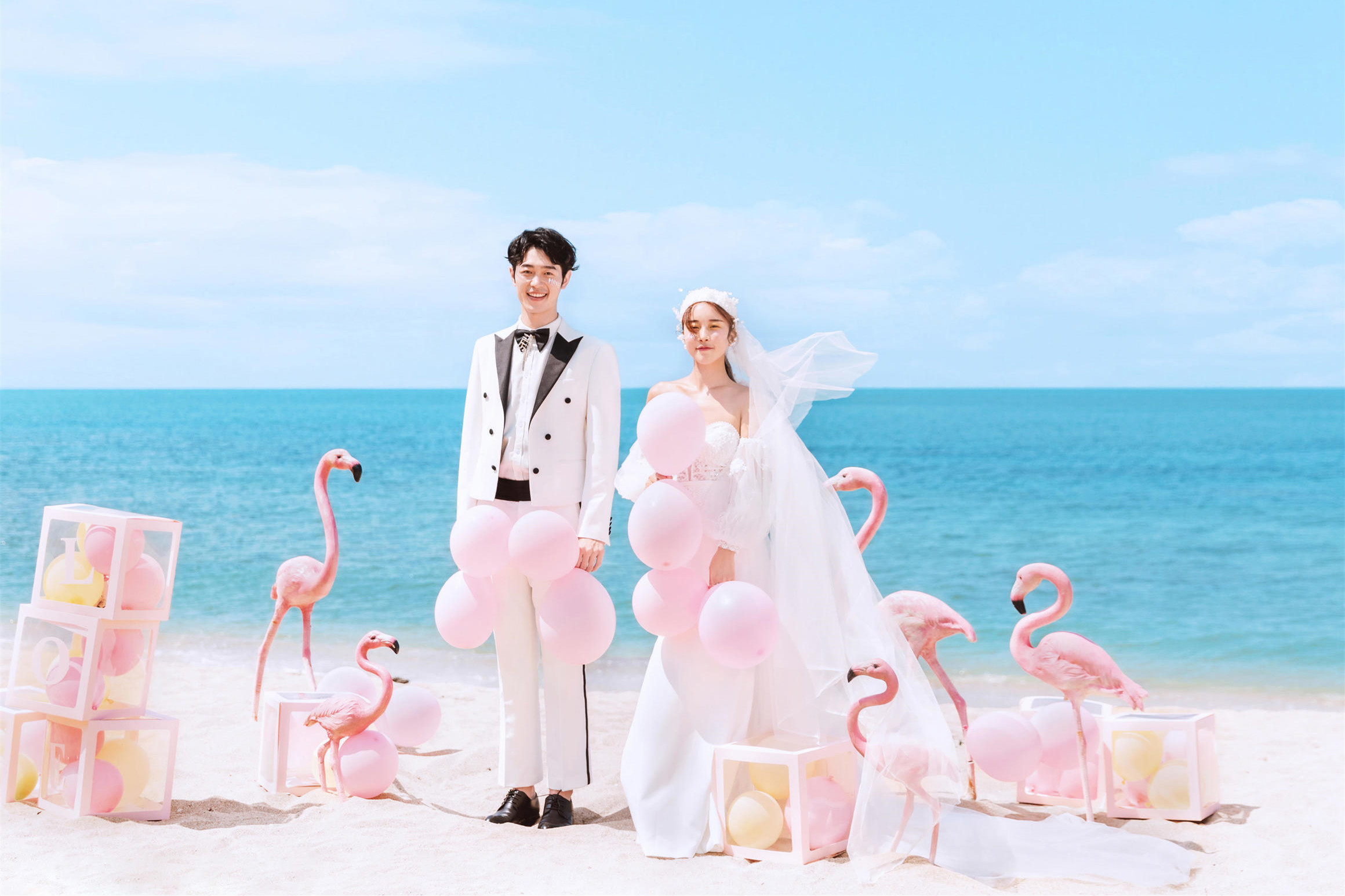 拍婚纱照什么颜色的头发好看