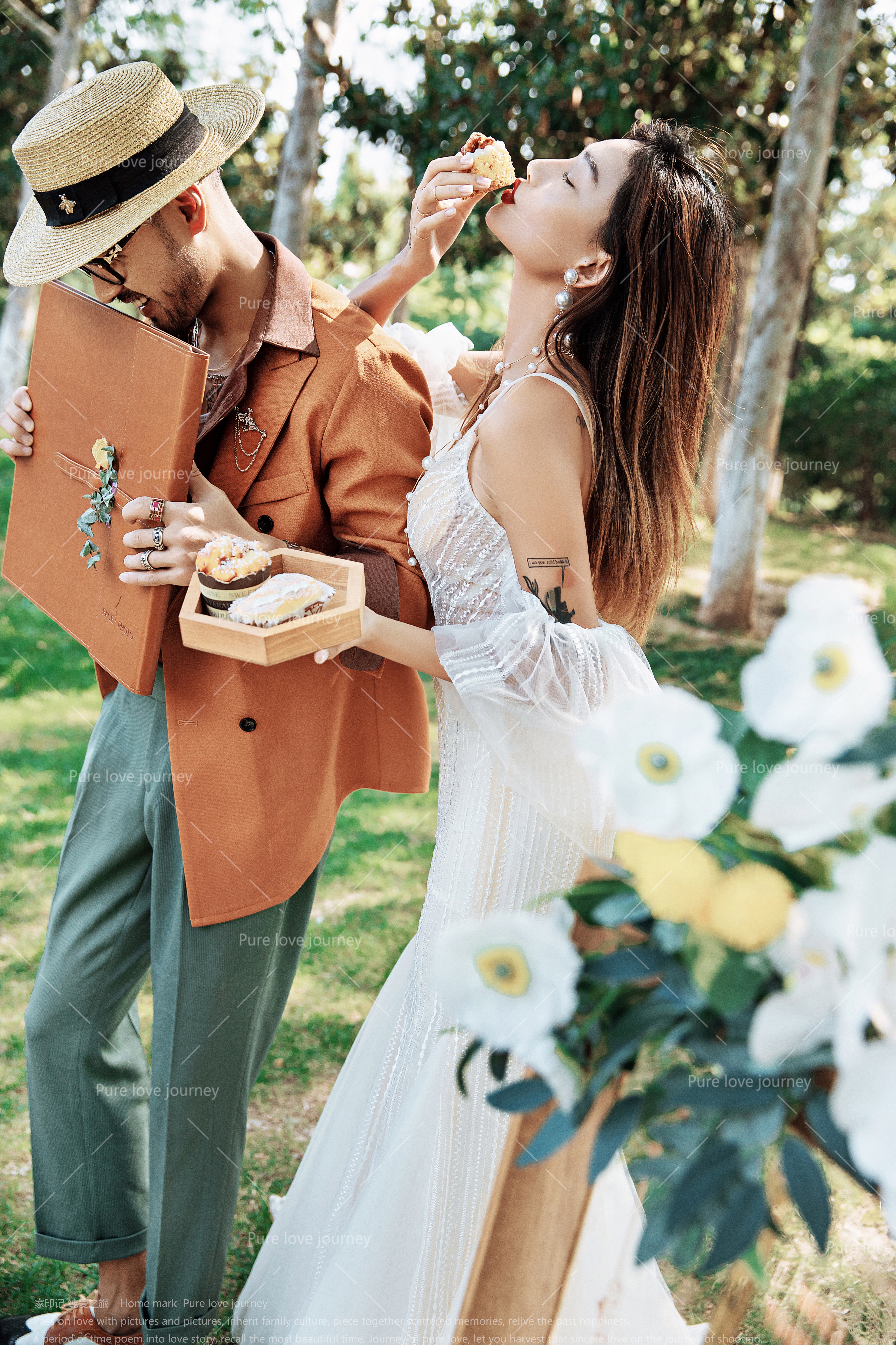 森系婚纱照丨仪式感丨自然的爱情