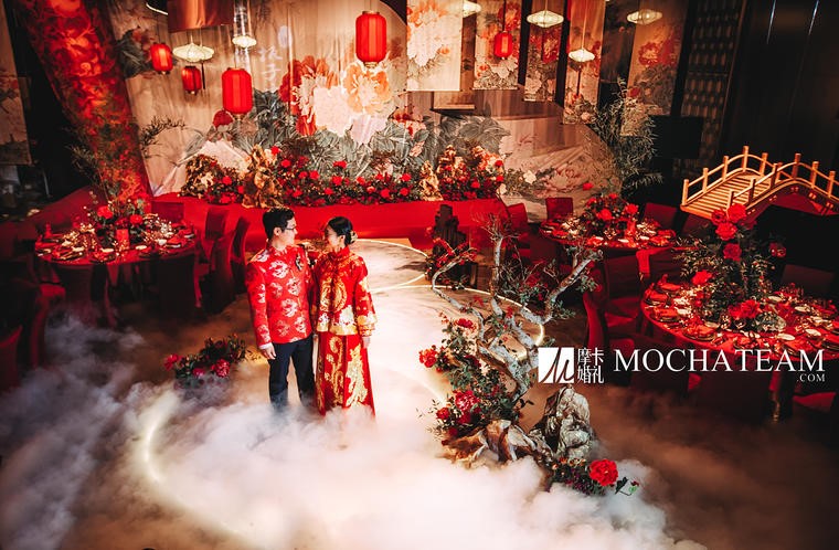 中式婚礼现场布置