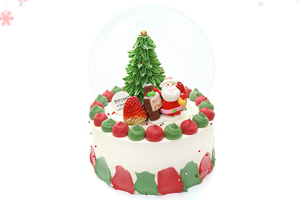 圣诞之歌奶油圣诞网红创意生日蛋糕