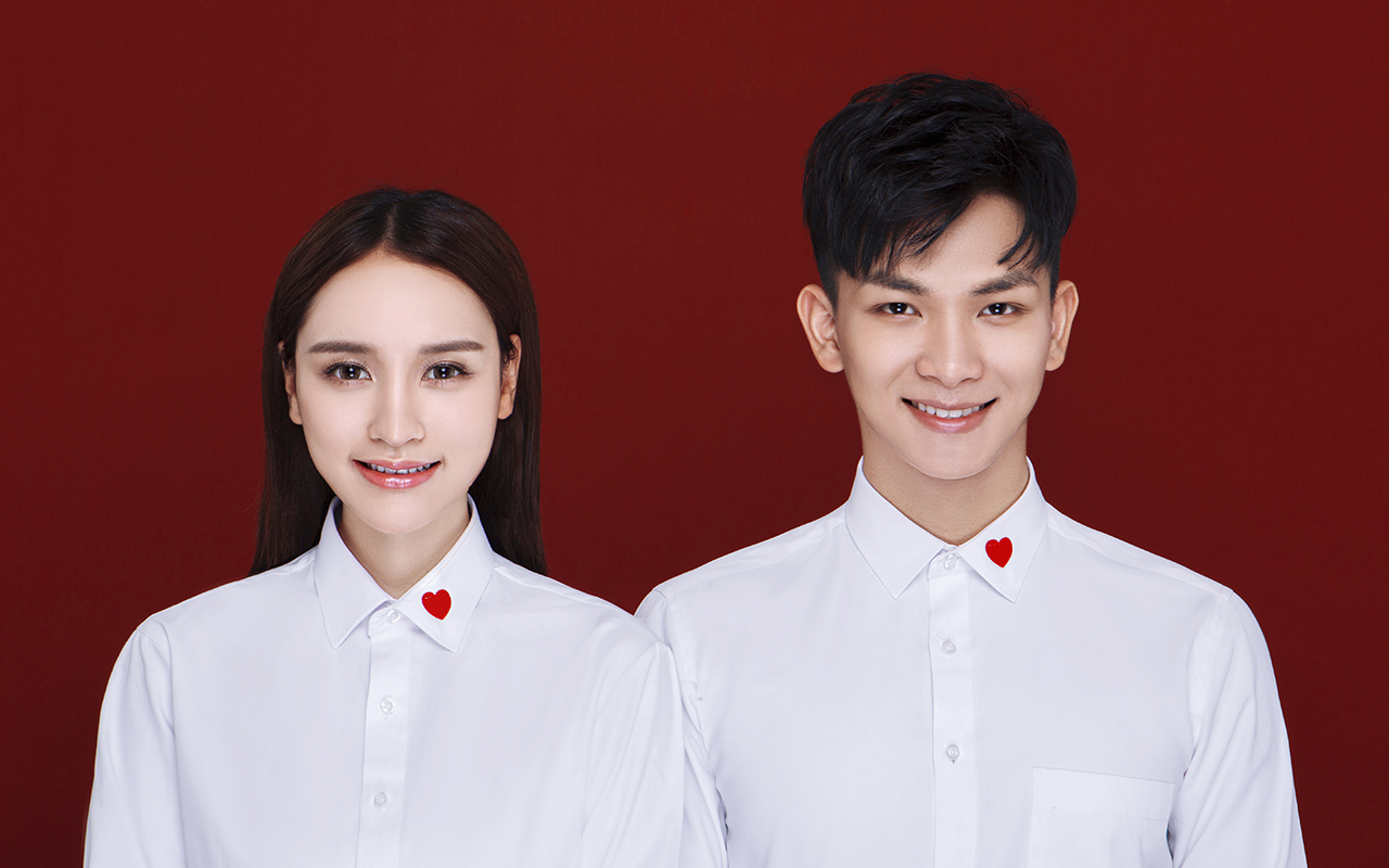 新沂爱慕摄影最美结婚证件照