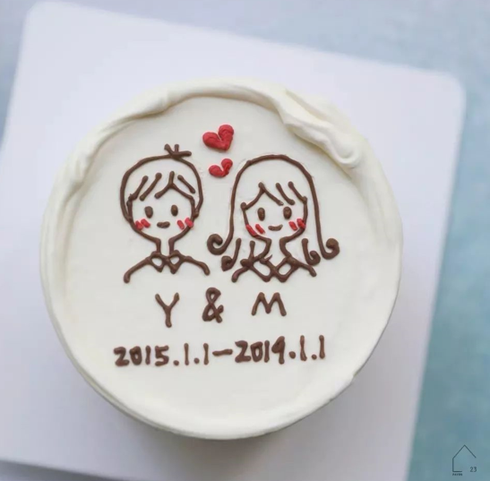 浪漫蛋糕图片送老婆 25张2019最流行蛋糕图片(图7)