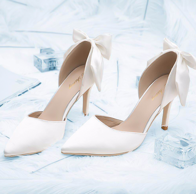 白色婚鞋