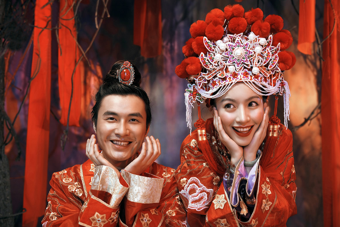 电影拍摄基地 唯美婚纱照