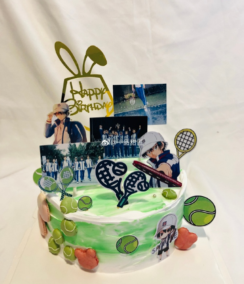童趣款网球王子生日蛋糕图片