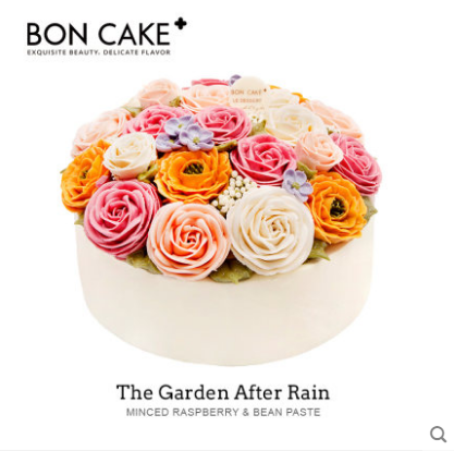 BON CAKE-【雨后花园】生日蛋糕