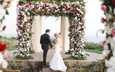 婚礼拱门布置图片 超美婚礼拱门创意