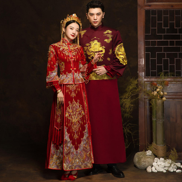 金风玉露秀禾服