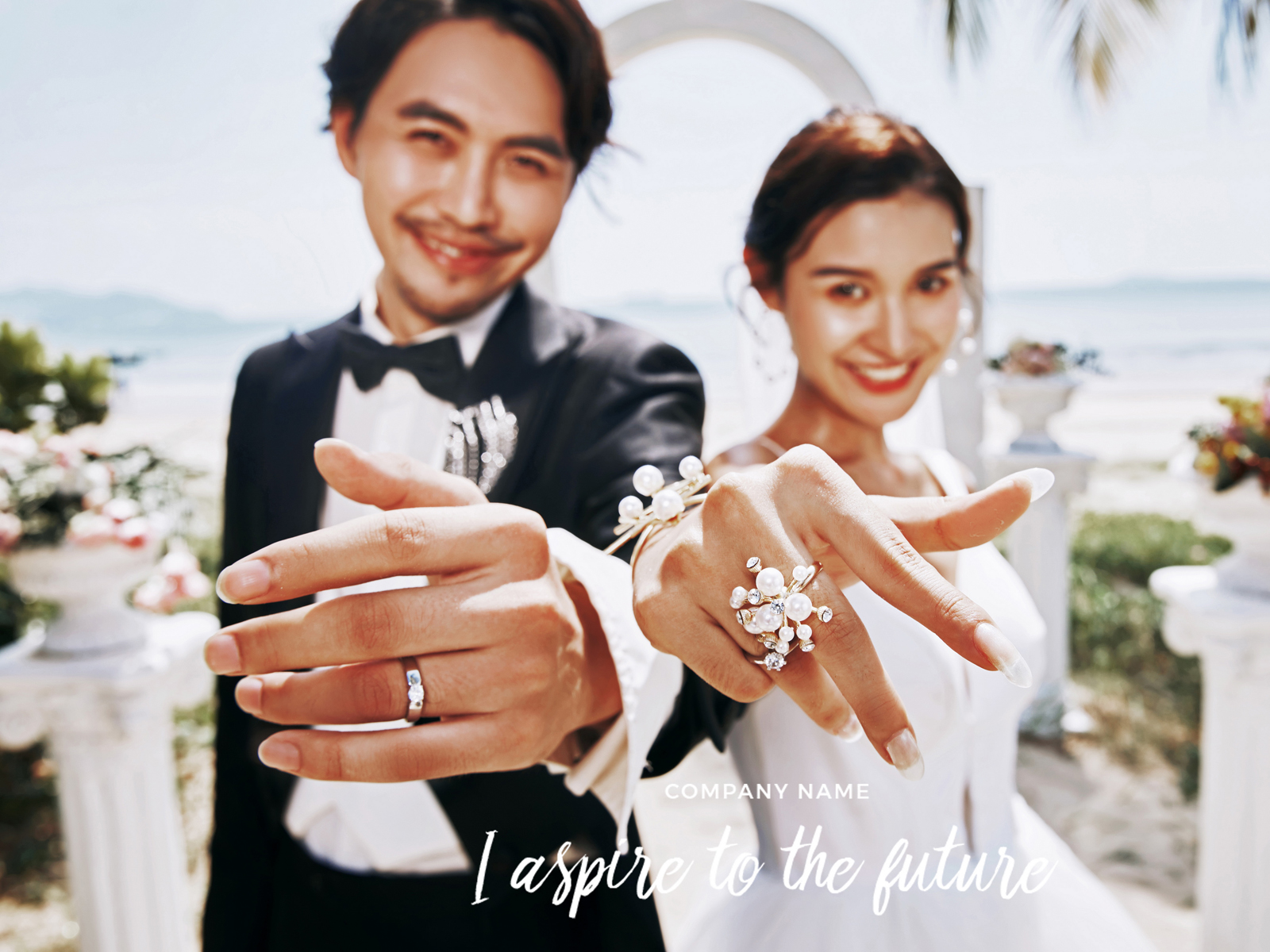 三亚湾网红婚纱基地、三亚低旅拍！婚纱照