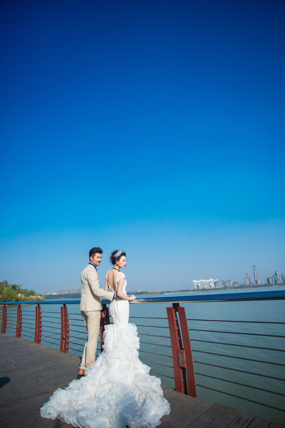 爱蓝调系列 送摄像 送婚纱礼服