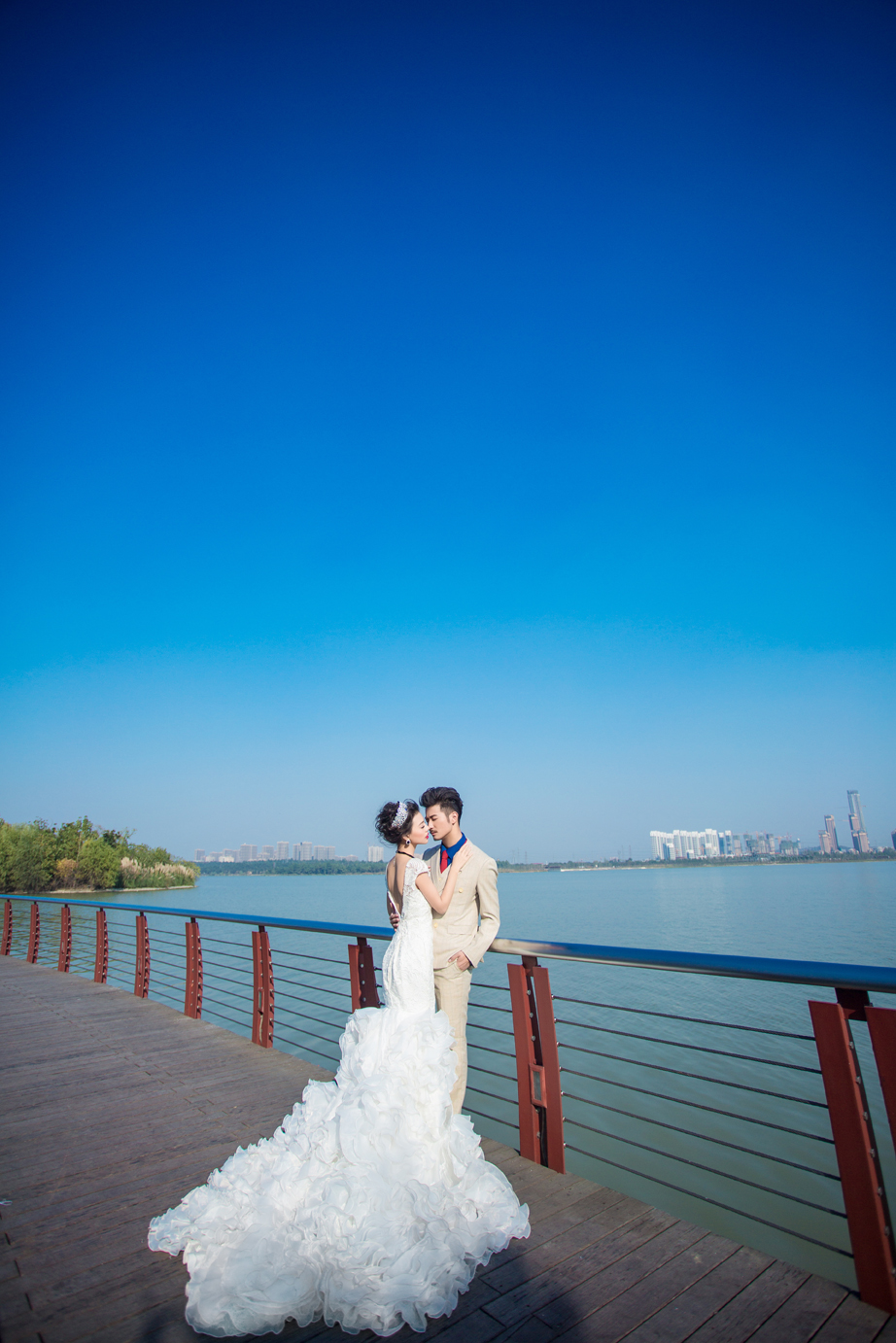爱蓝调系列 送摄像 送婚纱礼服