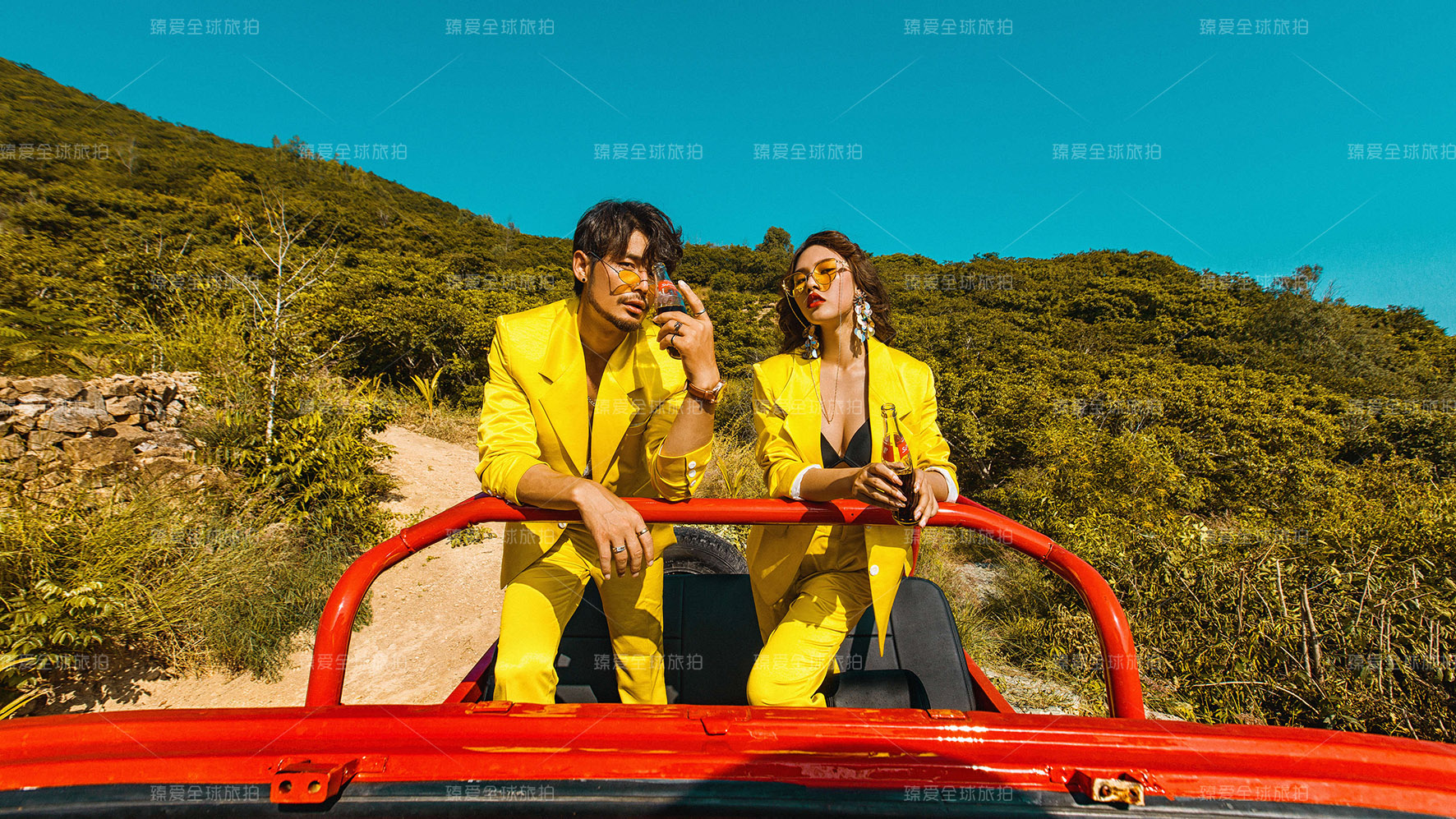 三亚站网红旅拍！【海边吉普车】