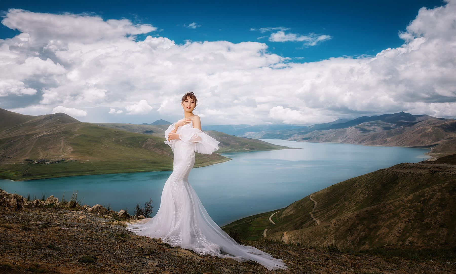  【圣湖 羊卓雍错】同样的婚纱 不一样的匠心
