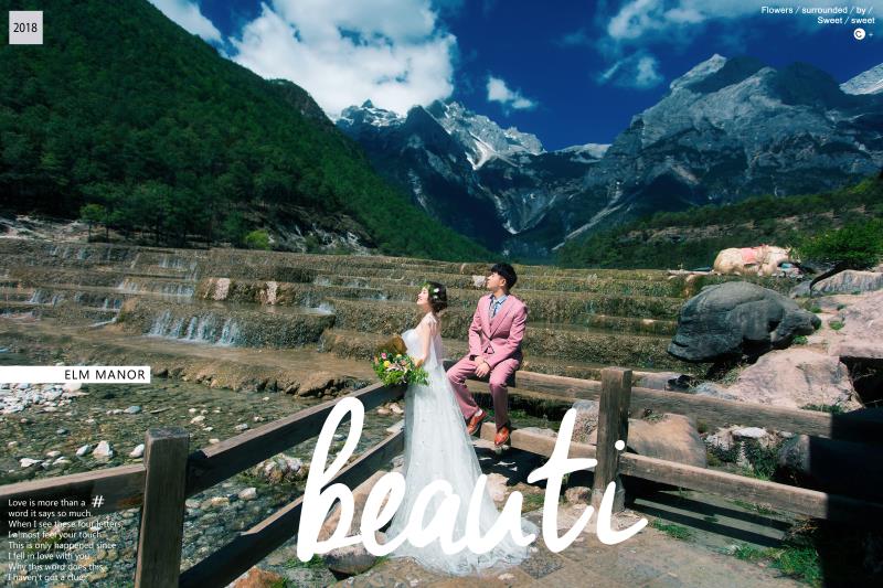 麗江藍(lán)月谷 束河 甘海子 雪山遠(yuǎn)景 --底片全送