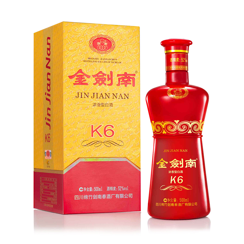 劍南春 金劍南K6 52度500ML