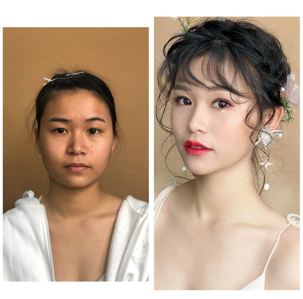 “土黑壮”的春天，女团同款亮片眼妆太闪了！