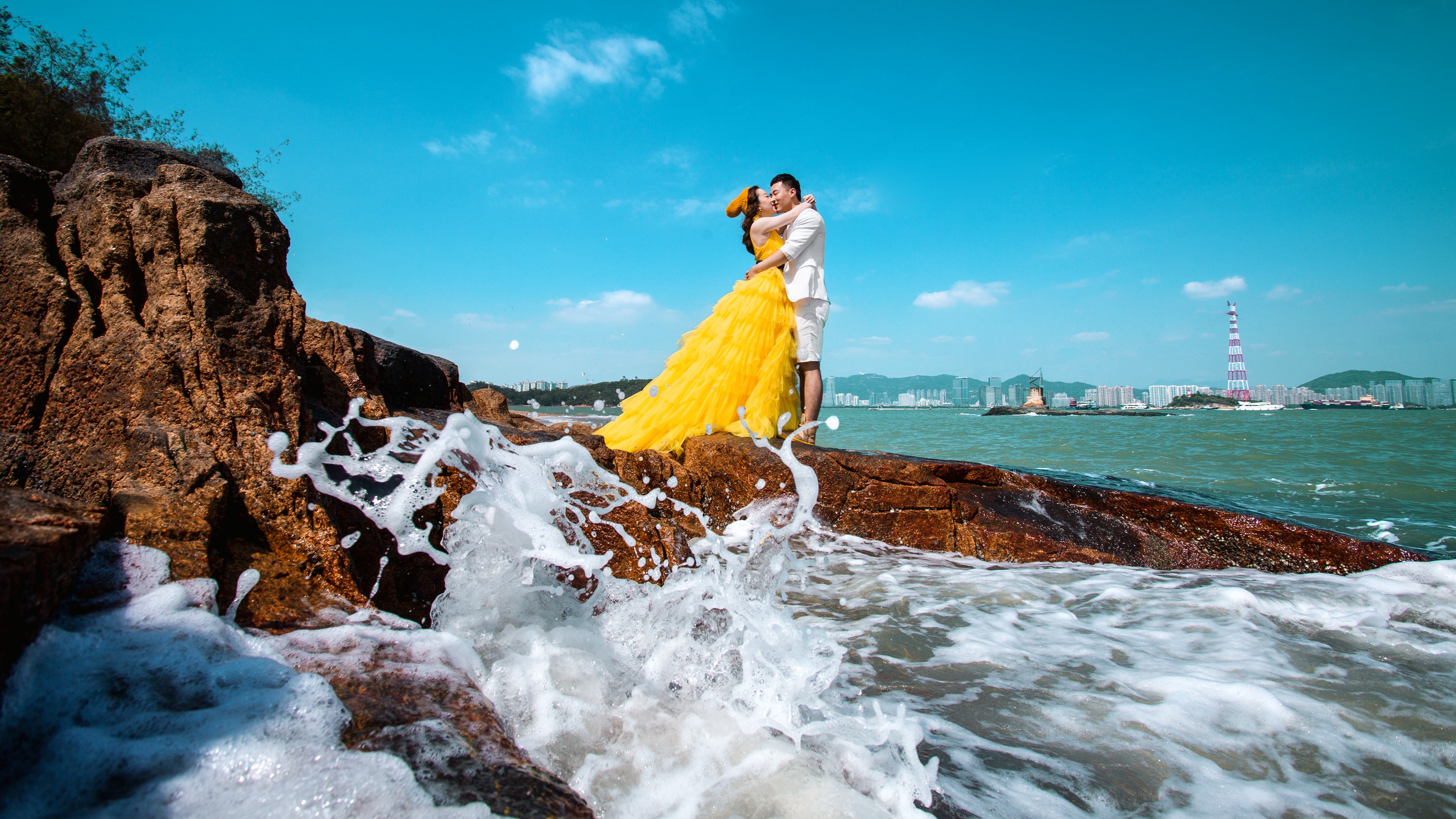 百合新娘 厦门鼓浪屿旅游婚纱  让婚纱更漂亮 