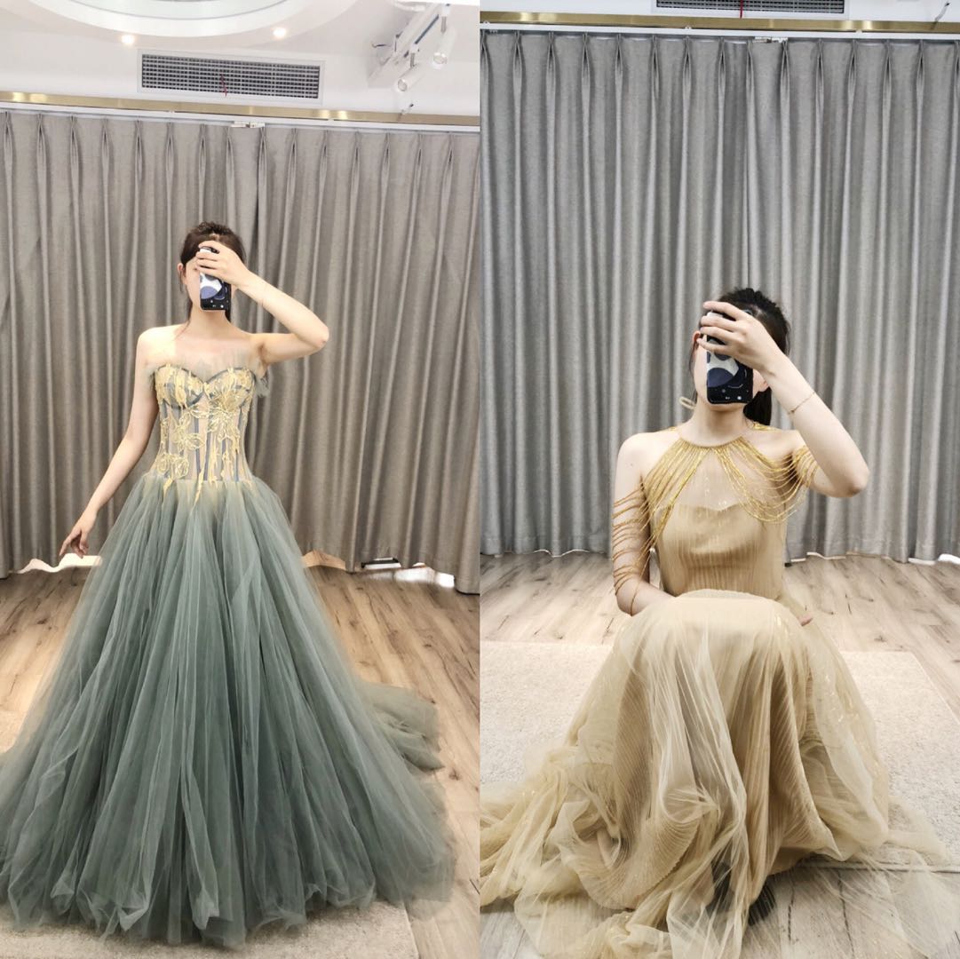 【帮选】不想穿红色敬酒服，四款全是明星同款
