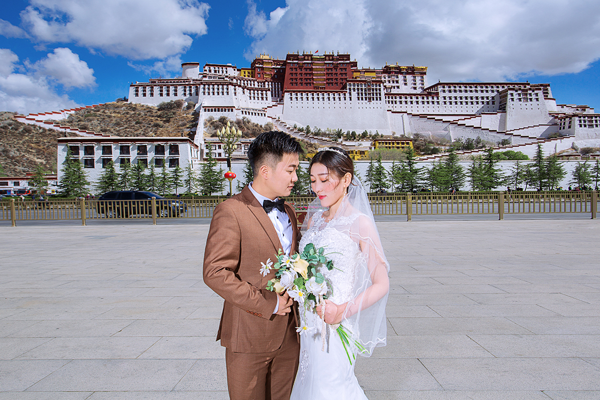 炘炎映画全球旅拍西藏站市区婚纱照 +布达拉宫