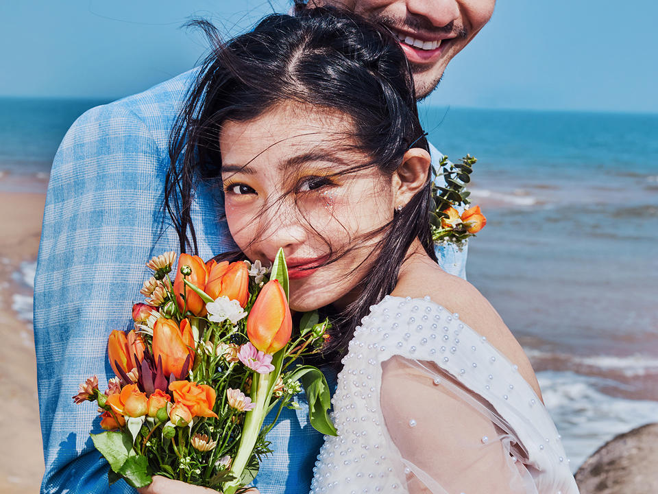 林州唯一婚纱摄影工作室海景旅拍海之恋